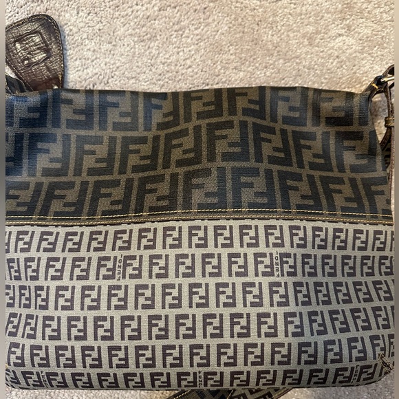 Fendi zip coated canvas bag - Picture 3 of 8